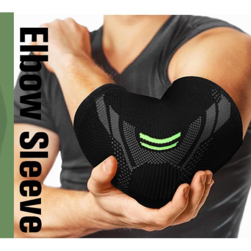 Elbow Support Brace, 1 Count Compression Support Elbow Band, Sports Elbow Support for Tennis and Golf, Ideal for Crossfit Activities, Elbow Guard