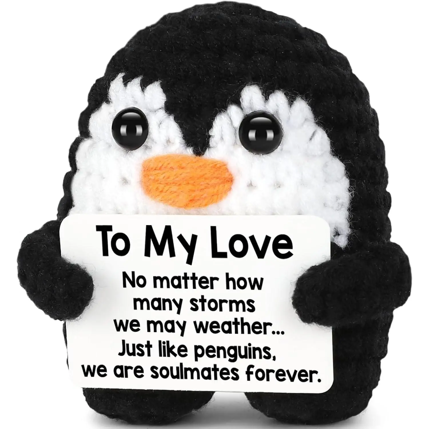 Gifts for Him Her Boyfriend Girlfriend, To My Love  Crochet Mini  Anniversary Birthday Gifts for Women Men, Romantic Valentines I Love You Gifts for Wife Husband Couples Christmas