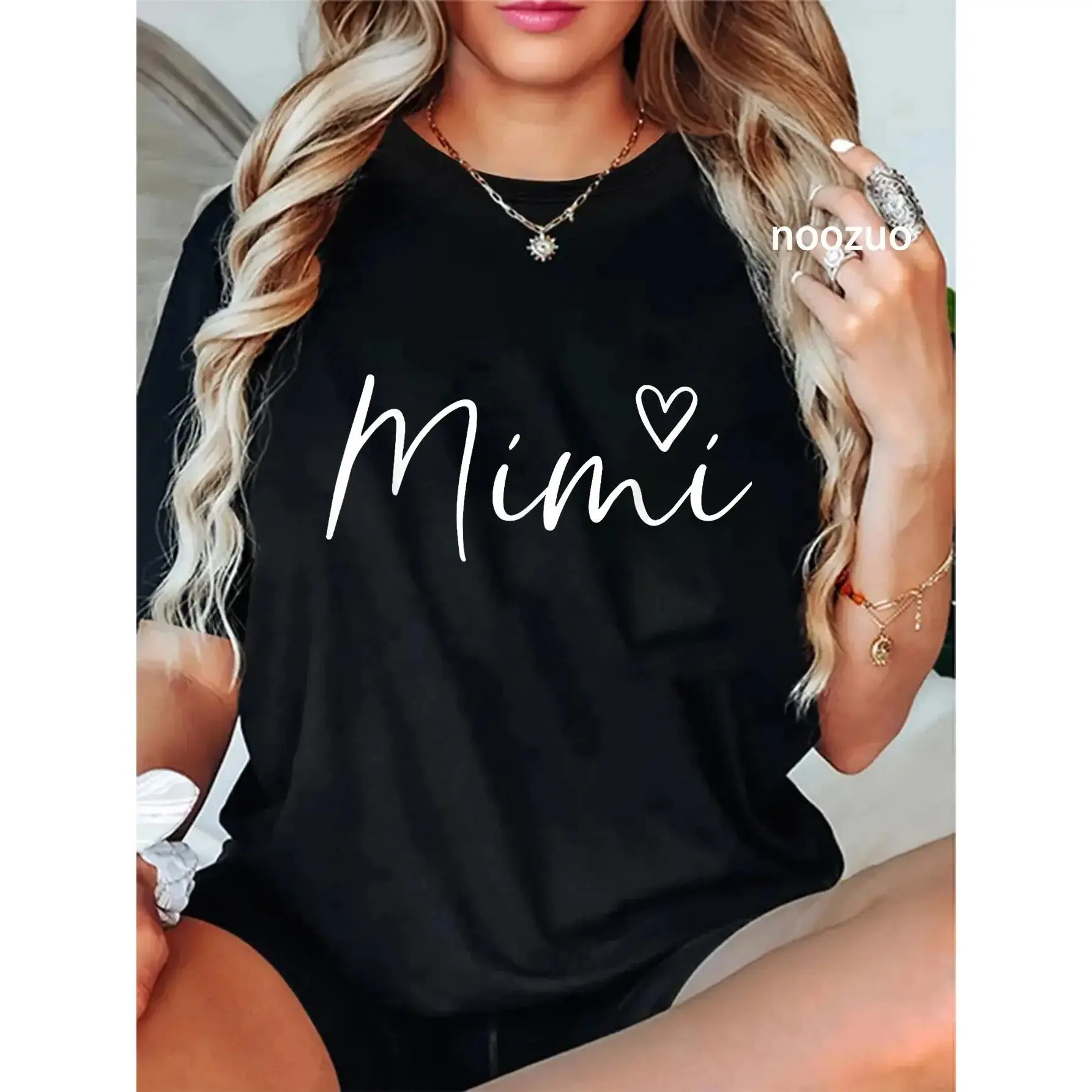 Mimi Gifts For Women Grandma Heart Mother's Day Mimi T-Shirt