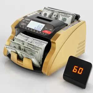 ABS Professional Bill Counter with Counterfeit Detection, Value Counting, UV/MG/IR, Add & Batch Modes, Available in Standard and Gold