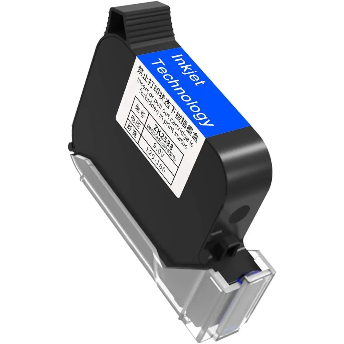Dry Ink Cartridg,  42ml Ink  for Handheld Inkjet Printer Coding Machine 0.5 Inch Black, Portable | Handheld Inkjet Printer Ink, 42ml Black Solvent ,  Dry  Printing, for Metal  Plastic Glass Carton