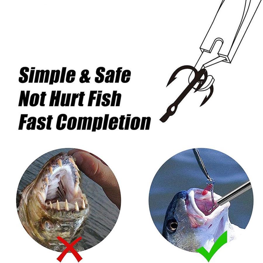 T-shaped Fish Hook Remover, 1 Count Easy Fish Hook Remover, Multifunctional Blind Piercing Sea Fishing Hook Remover, Fishing Gear Accessories, Fishing Tackle