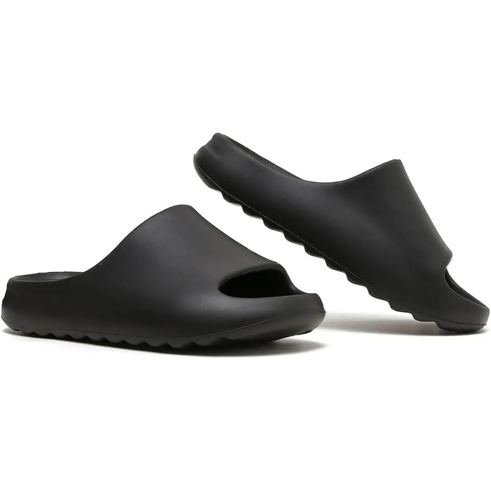 Unisex Thick-Soled Slide-On Cloud Platform Slides - Non-Slip, Quick-Drying, Soft, Lightweight Open-Toe Footwear for Indoor/Outdoor Leisure & Sports Use