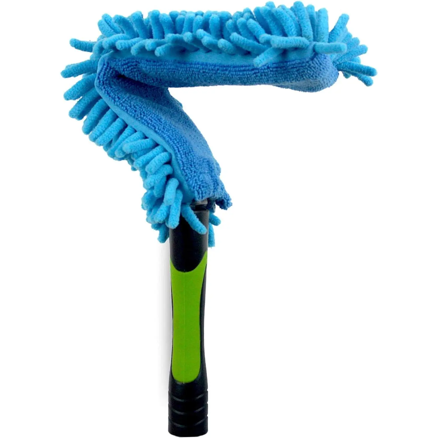 Bendable Microfiber Fan Duster Attachment Only (No Pole), Dust Cleaner for Ceiling Fans & High Ceilings, 17" Twist-On Accessory for 3/4in Acme Threaded Poles, Machine Washable Sleeve