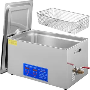 【DealsForYouDays】VEVOR 22L Industrial Ultrasonic Cleaner with Digital TimerHeater 40kHz Professional Ultrasonic Cleaner 110V with Excellent Cleaning Effect for Wrench Tools Industrial Parts Mental Apparatus