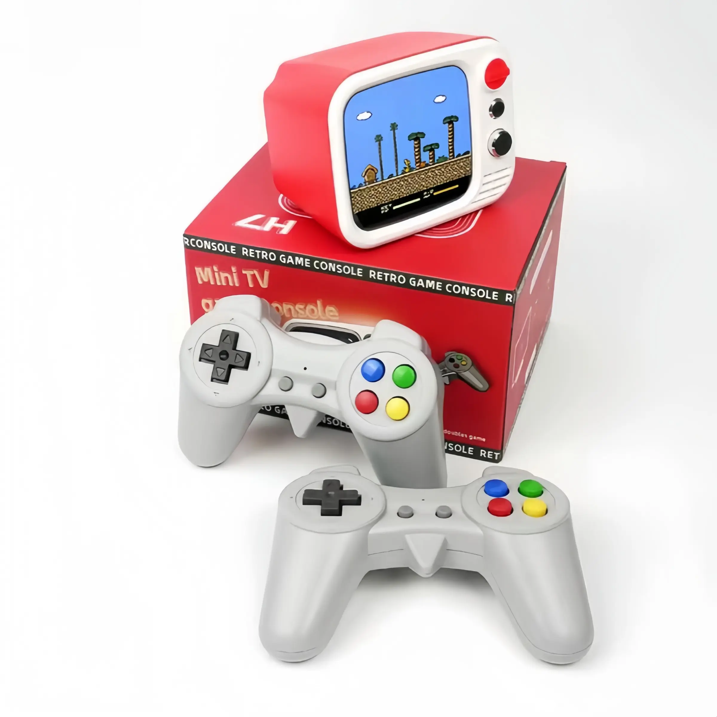 New H7 mini TV game console - Children's games, two-player battle, parent-child interactive games, 3.5-inch screen. Home game console, suitable for gift-giving during holidays, portable game system.