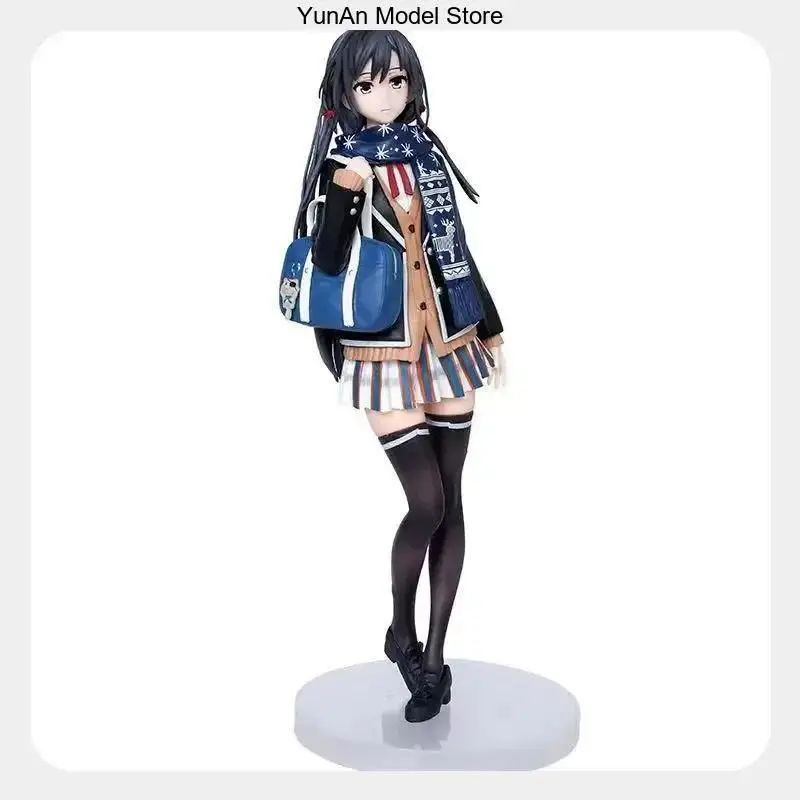 2026 New hot item 26cm Oregairu Yukino School Uniform Standing Pose Figure Desktop Ornament Collectible Gift