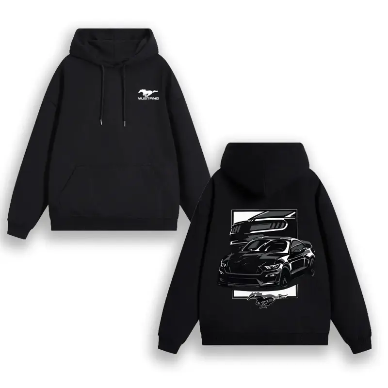 Women's Jet Yarn Soft Knit Car Graphic Hoodie, Casual Streetwear Athletic Long-Sleeve Pullover, Breathable Polyester Tops with Pouch Pocket, Casual Streetwear Sweatshirt, Longsleeves, Classic, Pullover Hoodie, Scoop Neck, Knitting, Front Pouch, 2Xl