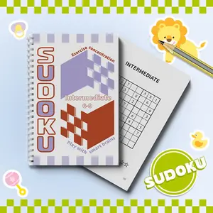 Kids Sudoku Brain Training Workbook – Fill-in Number Grid Puzzles for Smart Problem Solvers