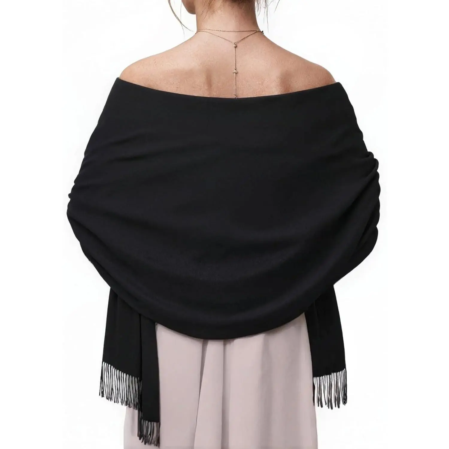 Pashmina Shawl Wraps Soft Scarves Evening Dresses Wedding Bridesmaid Scarf for Women Winter Warm Gifts