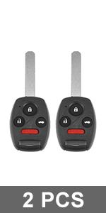 313.8MHz N5F-S0084A Replacement Smart Proimity Keyless Entry Remote Key Fob for Honda Civic for Acura MD 2006-2013 4 Buttons Uncut Car Ignition Key 46 Chip