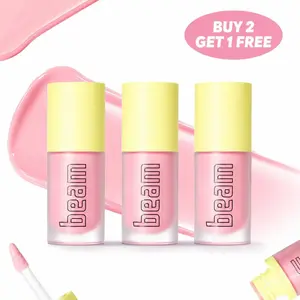 [Made by Mitchell] Beam Lip Gloss – MILKSHAKE 4 ME * 3pcs ,Glossy Hydrating Lip Shine, Soft & Plump Looking Lips