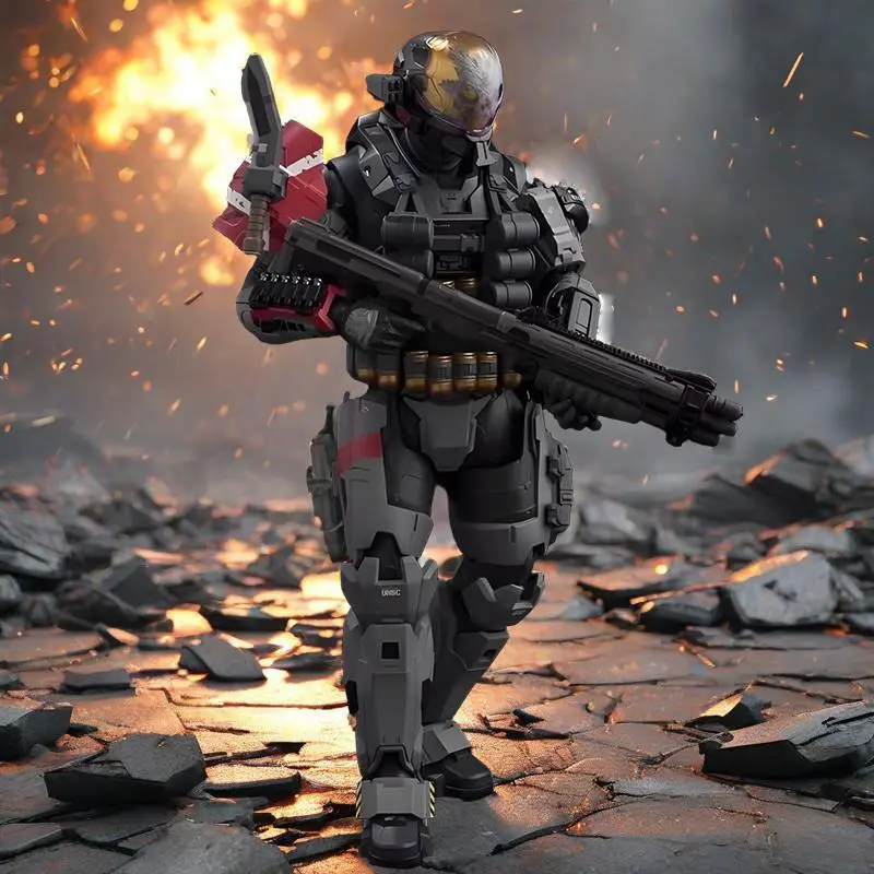 2026 hot item RE:EDIT Halo：Reach Emile-A239 1/12 SCALE PRE-PAINTED KOArticulated Action Figures EXCLUSIVE EDITION Desktop ornaments Decor Toys Popular toys