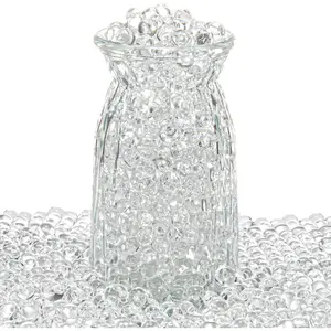 60,000 Count Clear Water Gel Jelly Beads Clear Water Beads, Vase Fillers for CenterCount, Floating Candle Making, Christmas New Year Decoration Floral Arrangement