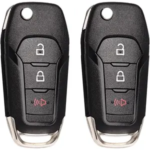 Keyless Entry Remote Control Flip Key Fob Replacement Fits for Ford F-150/F150 2015 2016 2017 2018 2019 2020-2023 F250 F350 17-22 Explorer Ecosport Ranger Bronco Maverick Escape N5F-A08TAA