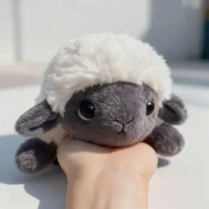 18/30/40CM Cute Lamb Plush Toys Soft Stuffed Animal Doll Lovely Black White Sheep Doll For Christmas Gifts