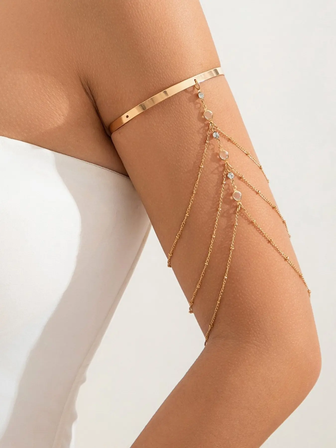 Underestimated Jewelry Gem! Multi-Layer Tassel Chain Bracelet Armlet, Unique Elegant Detail for All, Perfect Accessory for Stylish Looks