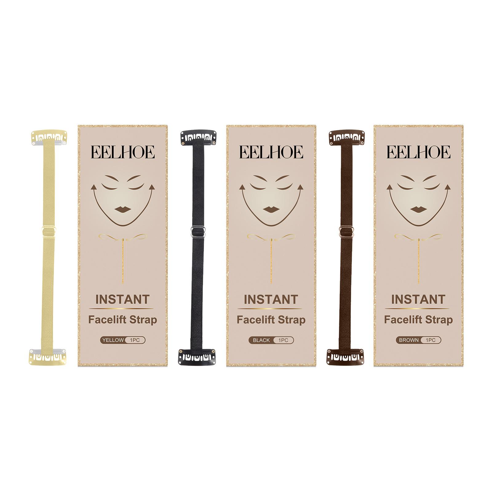 Facial Lifting Strap Set, 3 Counts/set Improve Facial Skin Lines & Contours Lifting Tool, Facial Skin Care Tool for Women & Men