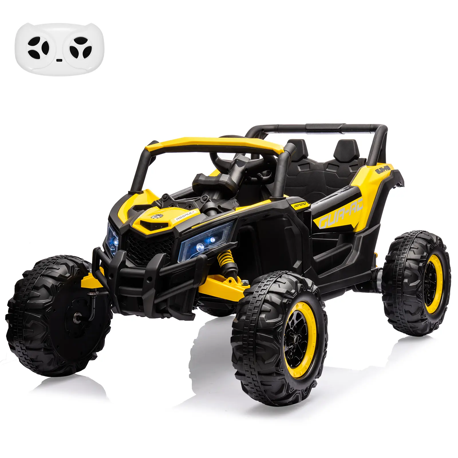 24V Ride On UTV Car – Battery Powered Electric UTV with Remote Control, 200W Motor, Spring Suspension & Metal Frame