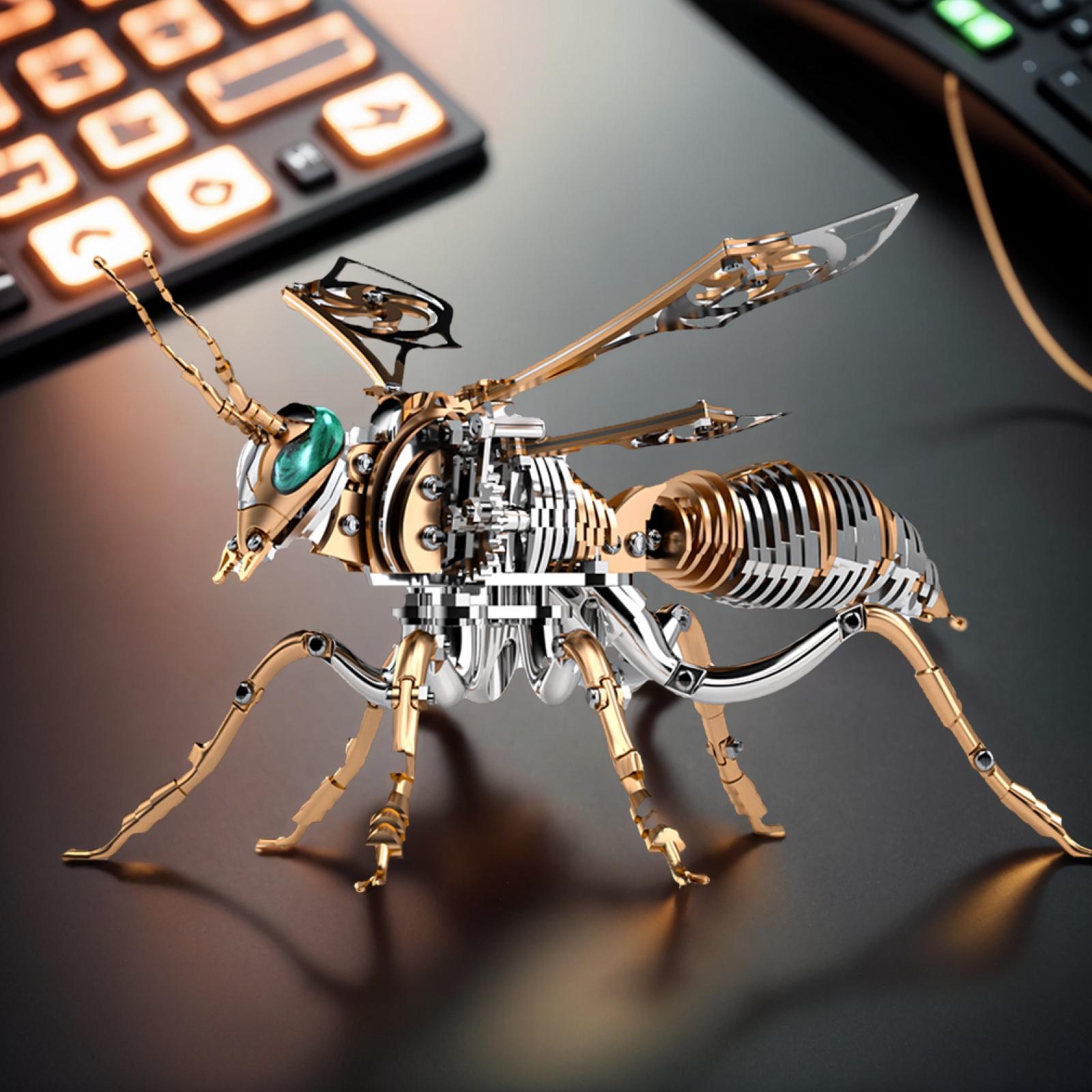 3D Puzzle Metal Model Assembly Kit Fantasy Creature & Mecha Puzzle Steampunk DIY Collectible Desk Decor Gift  Mechanical Masterpiece Stress Relief   novelty items big boy gifts
