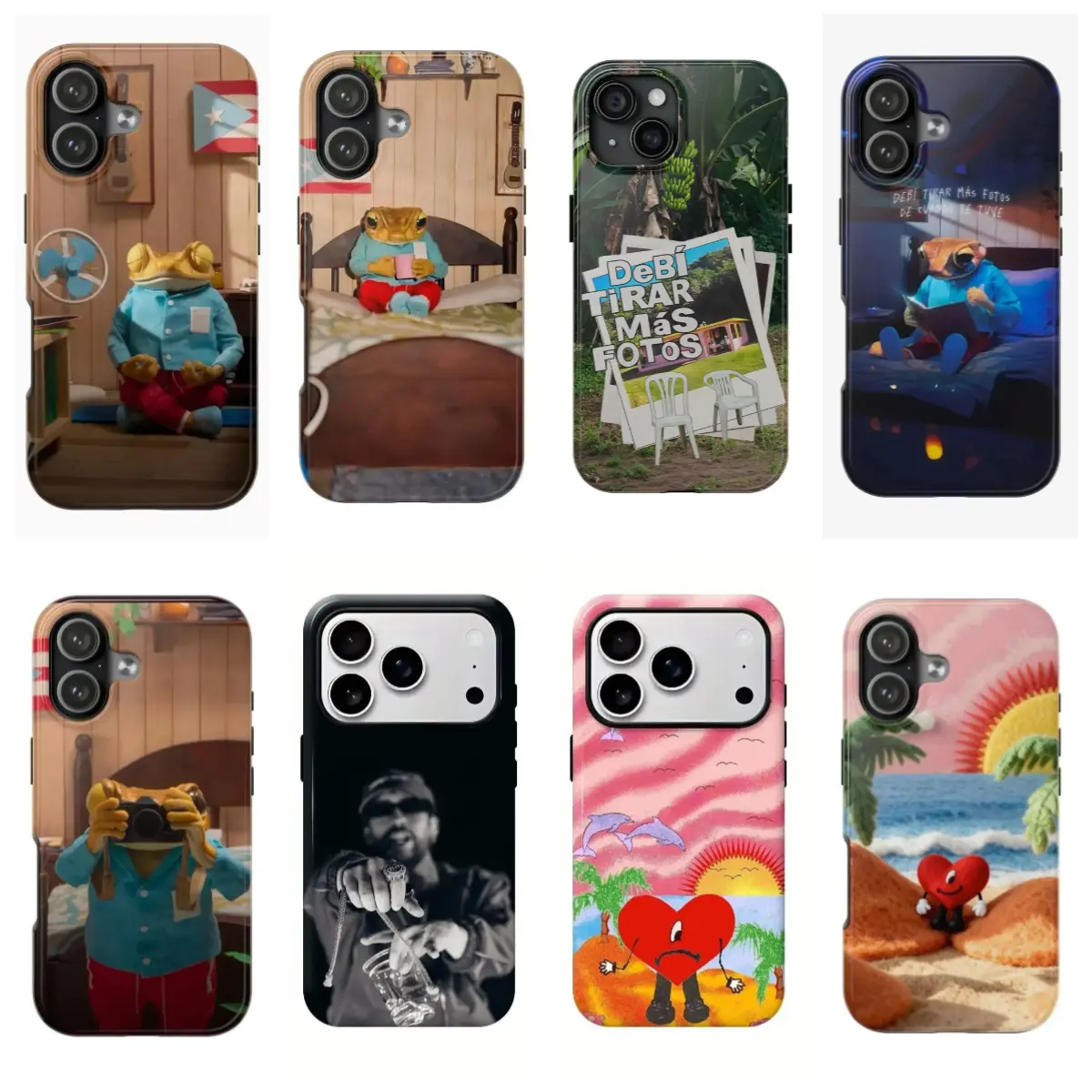 DTMF Funny Frog Smartphone Casing, Handheld Cellphone Cases for iPhone 12-17 Pro Max/Pro Plus & Samsung Galaxy S22-S26 Ultra Plus, Fashionable Gift for Her/Him, Protection