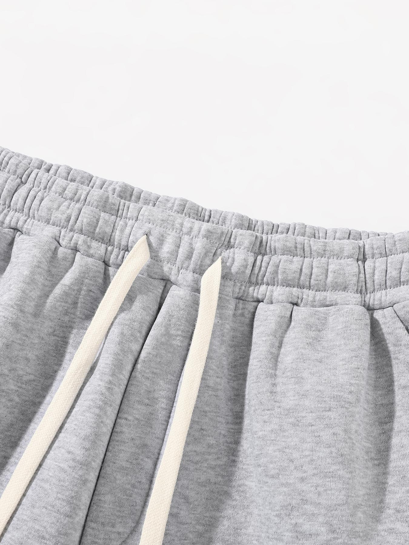 Men's Half-Zip Hoodie with Shorts Two-Piece Set, Basic Style Comfortable and Warm Sports Jogging Set, Suitable for Daily Wear, Outdoor Activities, Running and Workouts &ndash; Available for Men and Women.