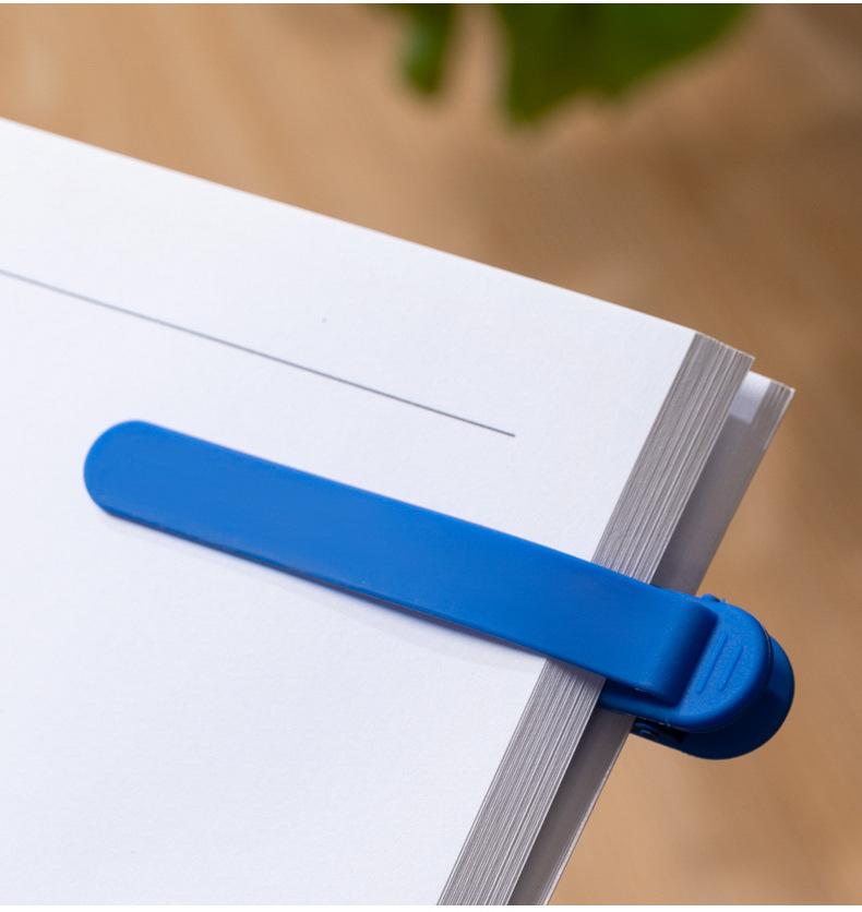 Automatic Page Tracker Bookmark Set, Soft Silicone Non-Deforming, Simple Practical Multifunctional Reading Bookmark for Home Students