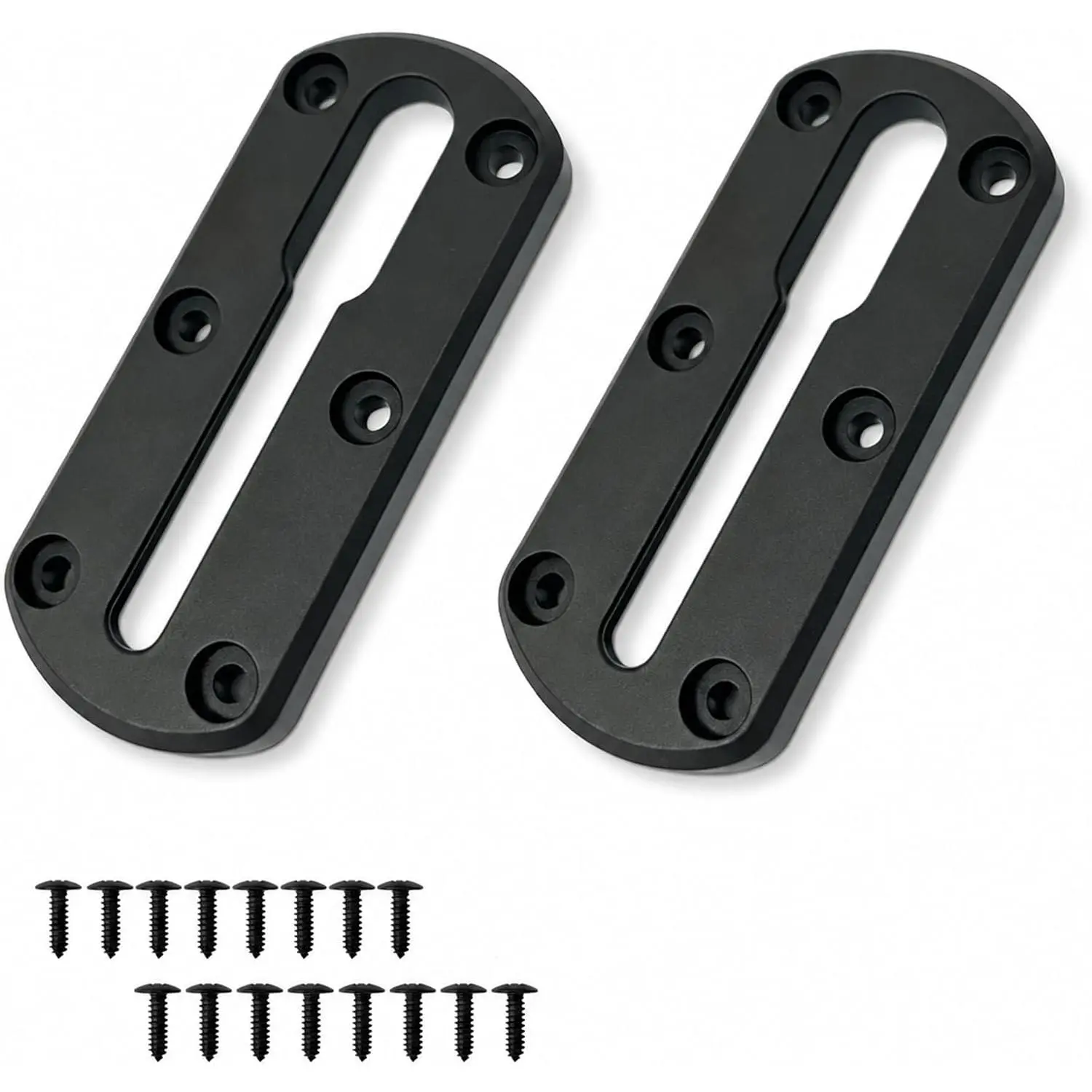 Kayak Track, Kayak Rails, Kayak Track Mount, for Fish Finder, Kayak Rod Holder & Kayak Accessories, Kayak Fishing Accessories (4 inch - 2 count)
