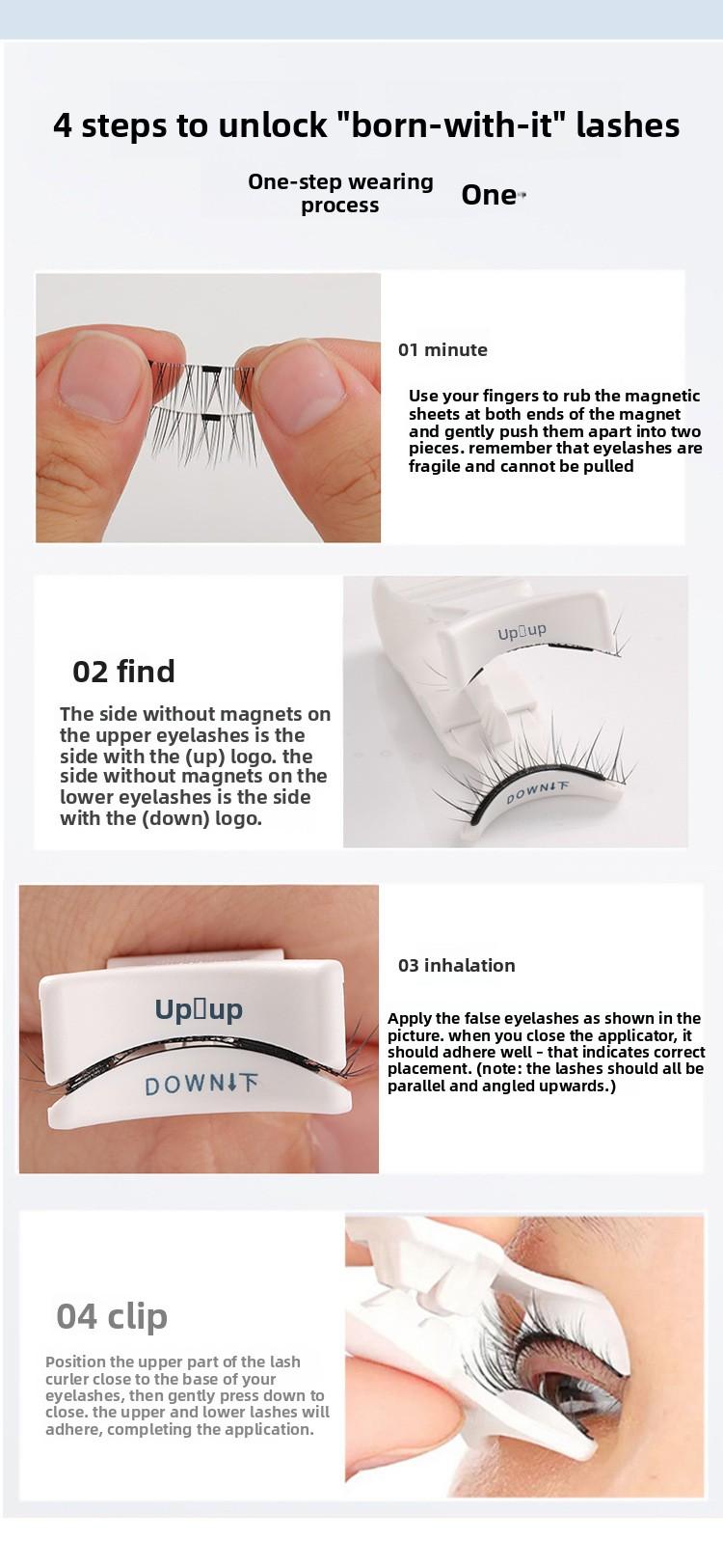 Magnetic Eyelashes Kit - Camellia Style All-in-One Case