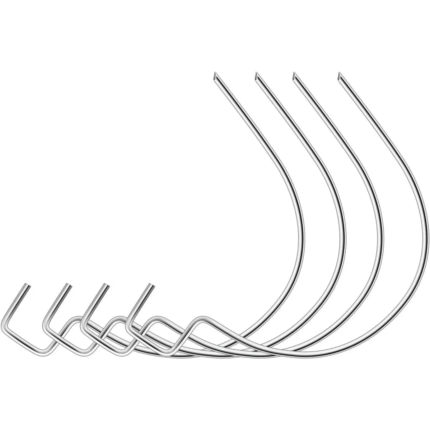 40 count Picture Hangers, Heavy Duty Drywall Hooks for  | Stainless Steel Picture  Hooks, Hercules Hooks, Holds Up to 100 lbs, Hang Photos, Art, Clock, Mirror, or Planters