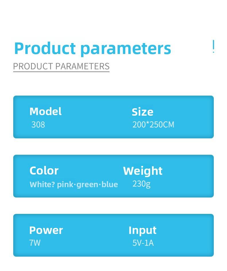 Three-speed adjustable neck fan, outdoor high-endurance portable universal USB hands-free neck fan