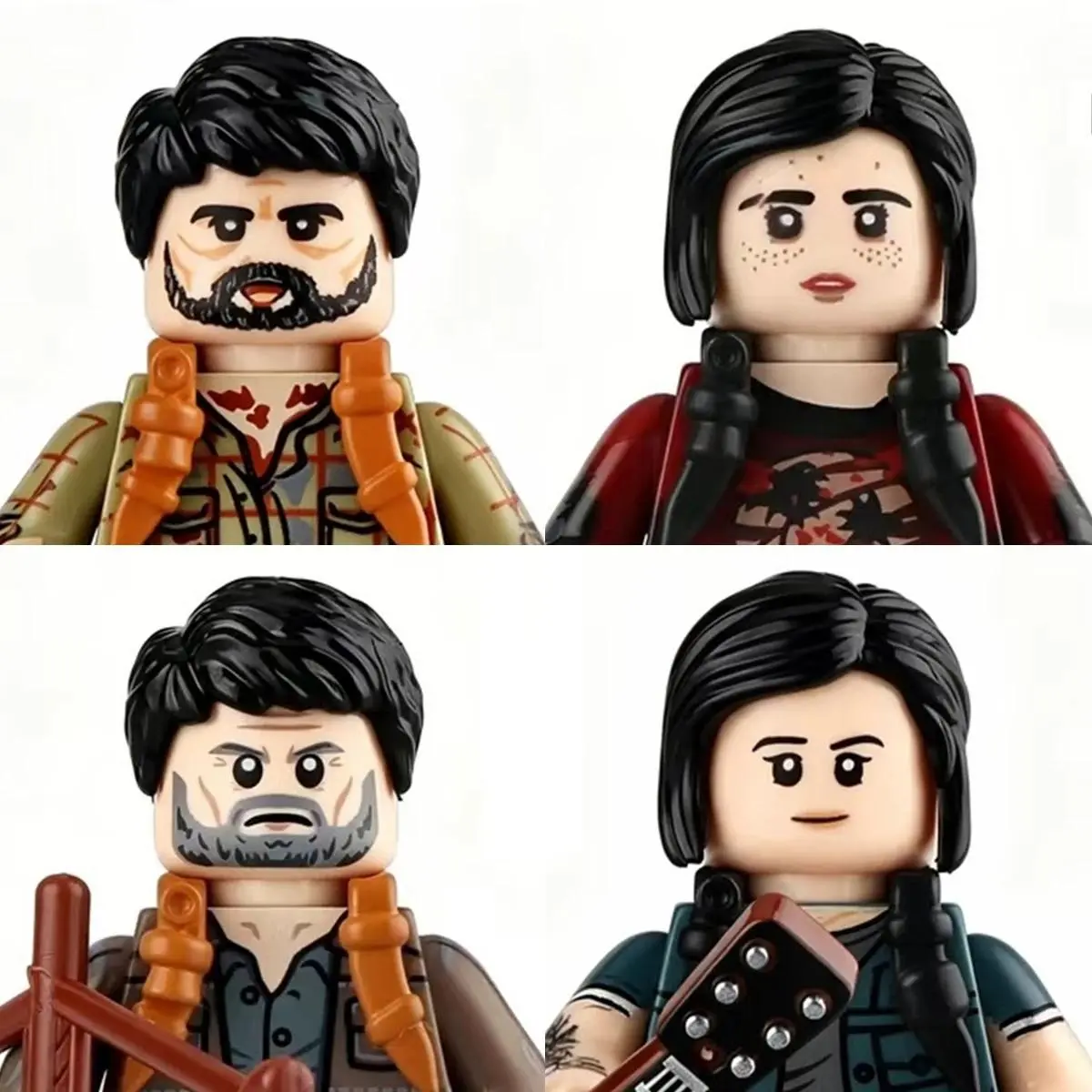The Last of Us Building Blocks Joel Ellie Mini Action Figure Toys
