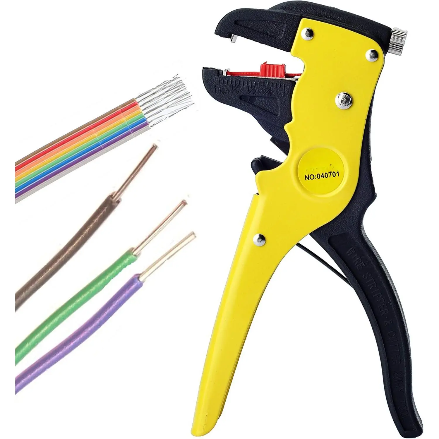 Wire Stripping Tool Wire Stripper  14-24AWG for Flat Ribbon  Wire Electrical Automotive Repair HY040701N