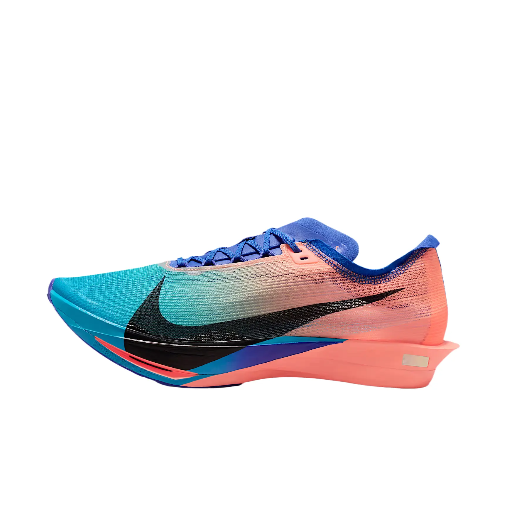 Nike Streakfly 2 Thick Sole Round Toe Soft Lace-Up Mesh Breathable Supportive Rebound Low-Top Sprint Racing Running Shoes HF6416-601