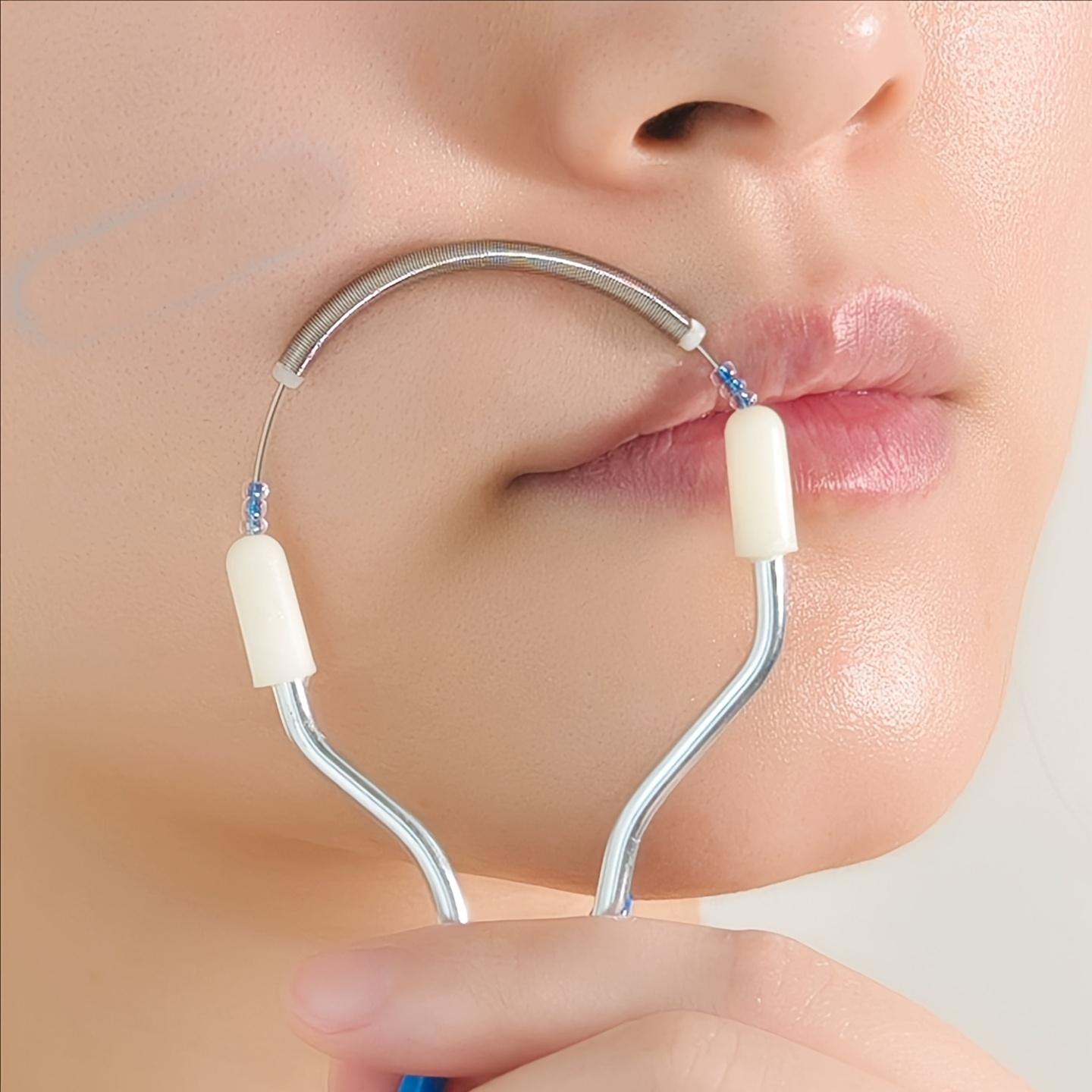 Facial Hair Remover, Precision Facial Razor, Spring-Action Hair Removal Tool, Lip Hair Remover for Women, Facial Hair Removal Gadget, Facial, Chin, and Leg Hair Remover