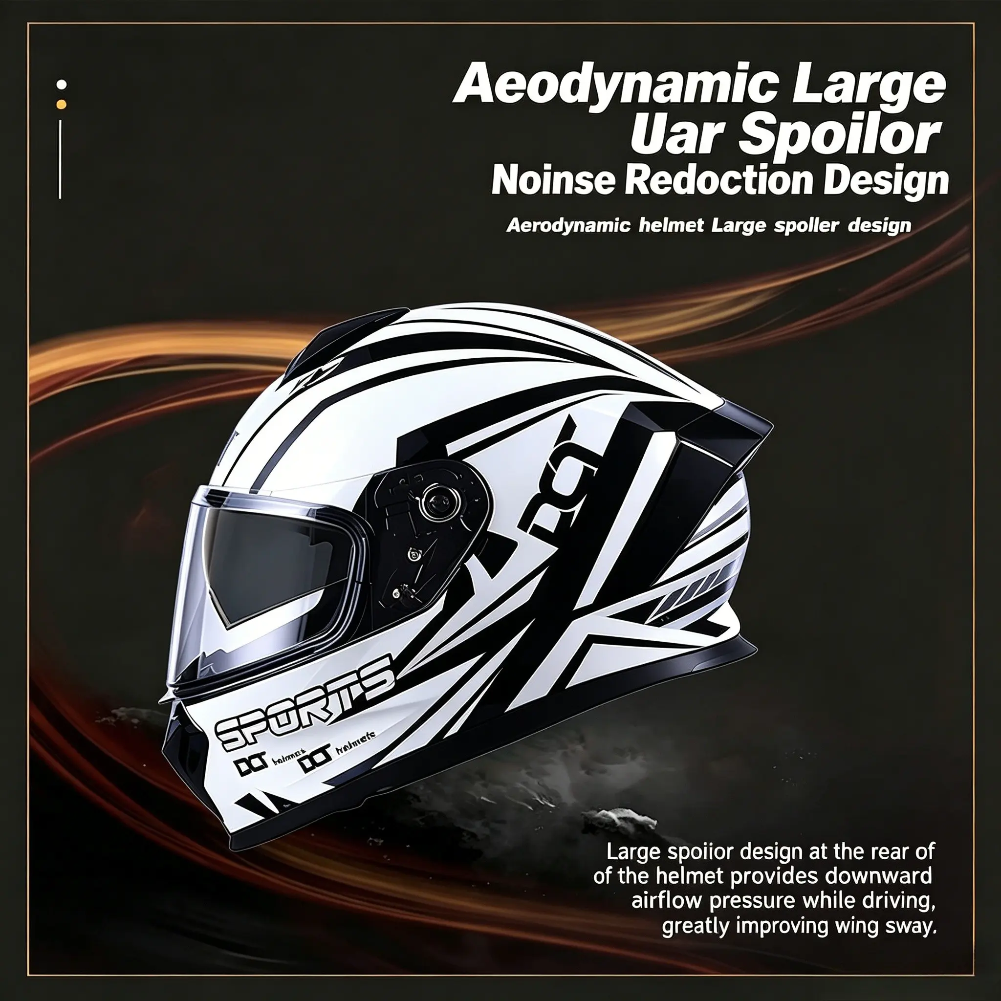 2026 New Motorcycle Full-Face Helmet, Aerodynamic Dual Lens, Carbon Shield, Dot Certified, Complete Coverage, Motorcycle Biker Helmet, Motorbike Helmets