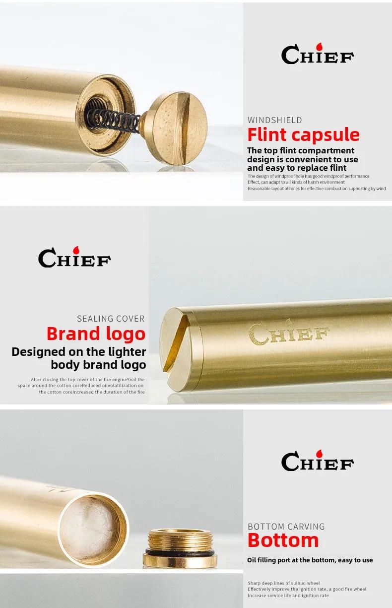 Vintage Nunchaku Design Kerosene Lighter Novelty Cool Gadget Copper Stainless Steel Portable Mini Igniter Aesthetic Unusual Gifts For Men Women Boyfriend Adult Decompression Toys Gift Box Packaging (Without fuel)