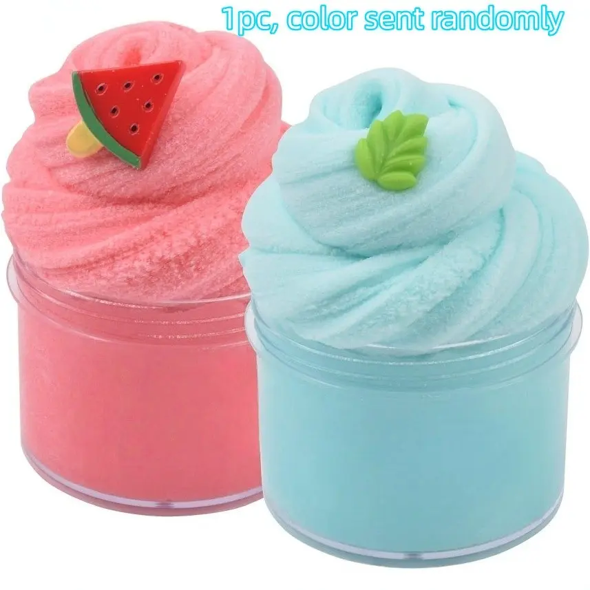 1pc Slime Cotton Clay Balm, Butter Slime Cloud Mud, Multi-Threaded Slime, Perfect for Relaxing & Fun Activities, Ideal Gift for Kids & Adults