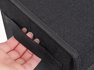 2-Pack Comic Book Organizer, Collapsible Comics Book Case With Dividers and Carrying Handles, Holds 150 Comics, 15.5" X 7.5" X 11.3" Heavy-Duty Stackable Case