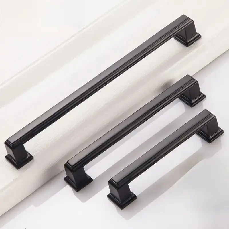 10-piece set of kitchen cabinet handles, matte 96mm hole spacing, durable drawer hardware, door hardware, door handles interior, drawer handles, easy to install