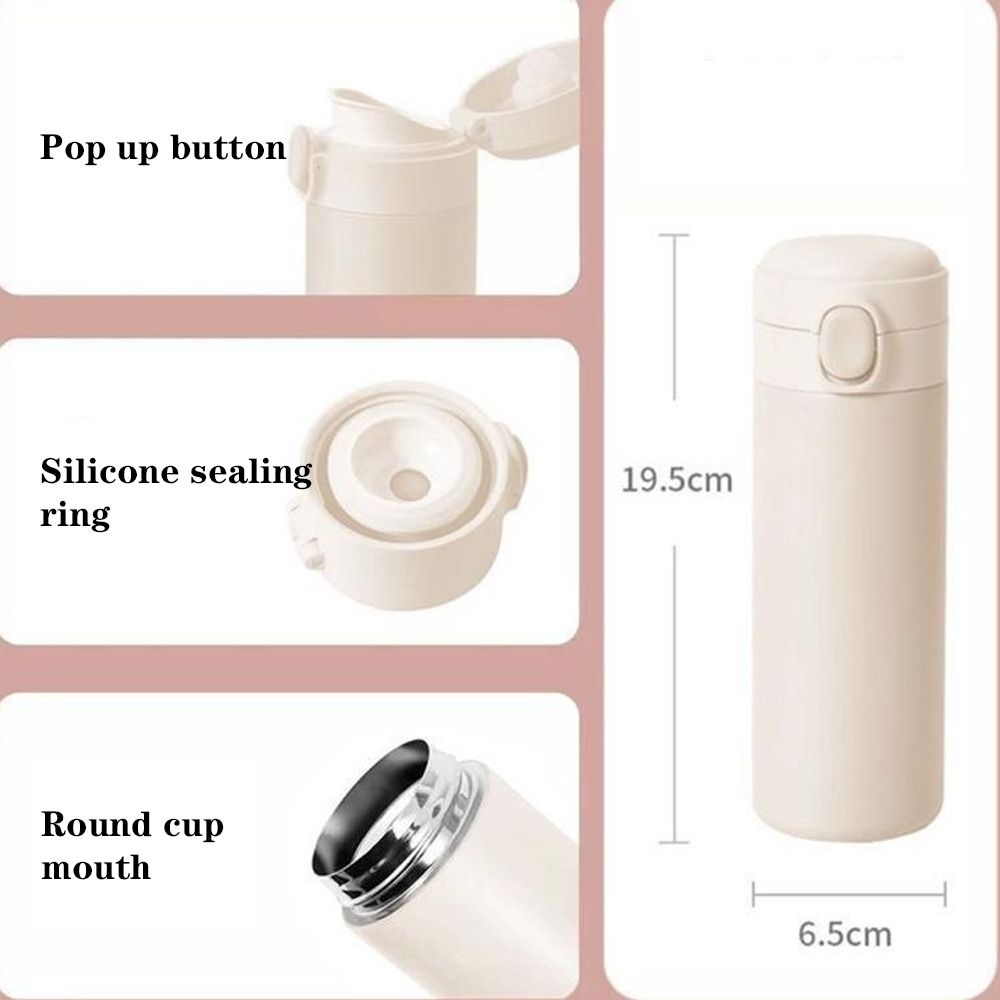 Capybara Insulated Stainless Steel Water Bottle for Children Cartoon Leakproof Large Capacity 420ML Sport Water Bottle