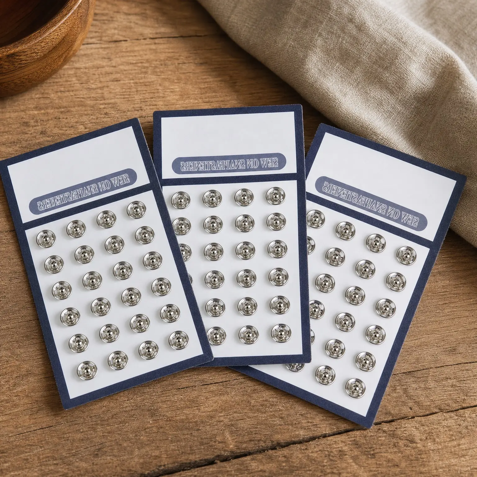 72 Sets 5mm Silver Sew-On Snap Buttons, Small Metal Press Studs for Mini Doll Clothes, Clothing Repair & Sewing, Oeko-Tex Standard 100 CertifiedGift