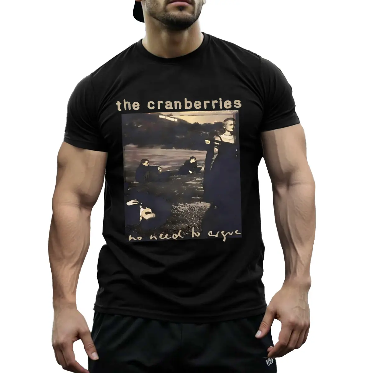 The Cranberries 1995 "No Need To Argue" Graphic Tee - 100 Cotton, Comfortable & Stylish with Band Members Print, Round Neck, Short Sleeves - Ideal for Daily Wear, Fitness & Parties - T Shirt