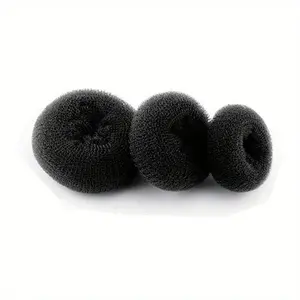 3pcs/set Donut Hair Scrunchies, Updo Hair Accessories, Portable Lightweight Hair Styling Tools for Women and Girls