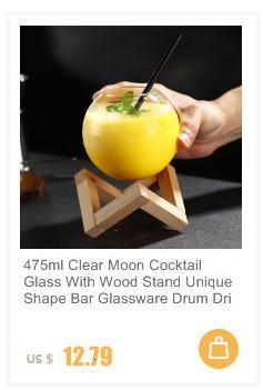 Creative Glass Cup Upside Down Martini Cocktail Glasses Restaurant Cuisine Sashimi Dry Ice Container Leisure Bar Cold Drink Cup