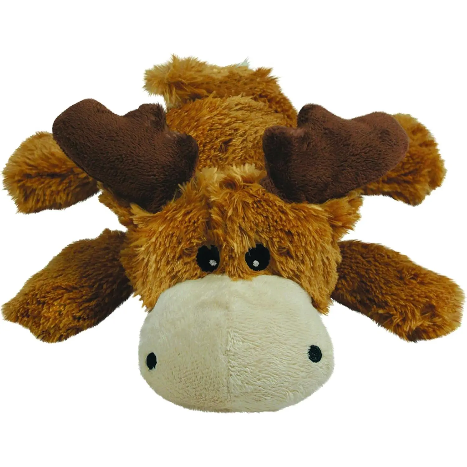 Cozie Marvin Moose Plush  , for Small/Medium Dogs | Soft Indoor Cuddle Plush  with a Squeaker & Minimal Stuffing,  for Snuggling & Gentle Indoor Play