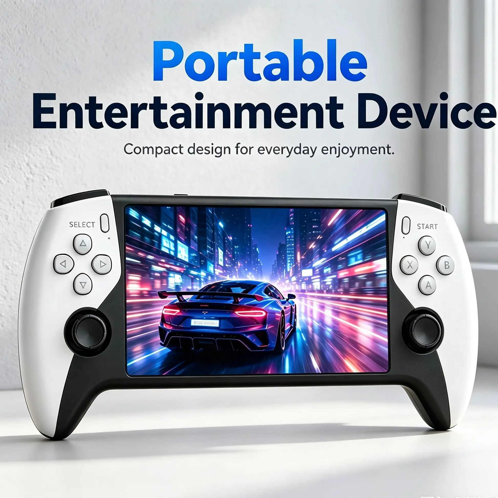 Sf3500 Retro Handheld Console, 5 Inch IPS HD Screen, Dual Joysticks, Compatible with Multiple Arcade Simulators, Ideal for Gaming Lovers