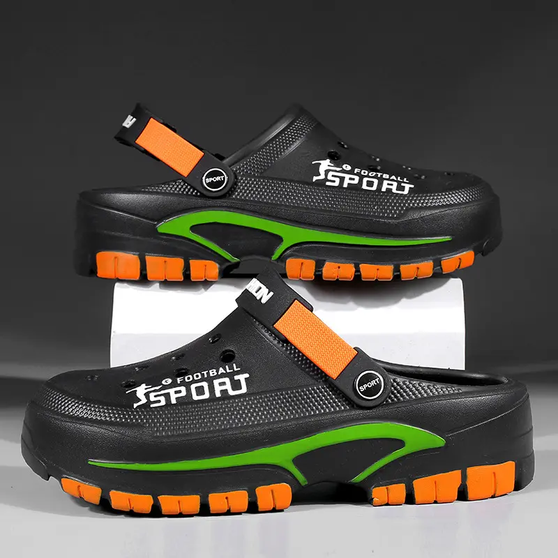 Men's Fashion Sport Clogs Lightweight Breathable Garden Shoes Non-Slip EVA Beach Sandals Summer Slip-On Water Shoes