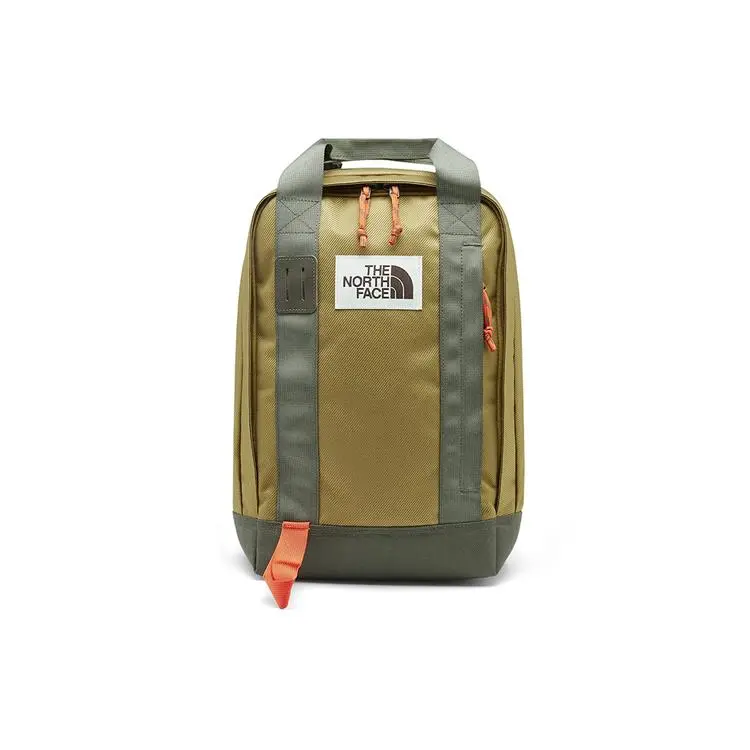 The North Face 14.5L Lightweight Backpack for Men and Women – Logo-Print Outdoor Style in Military Green