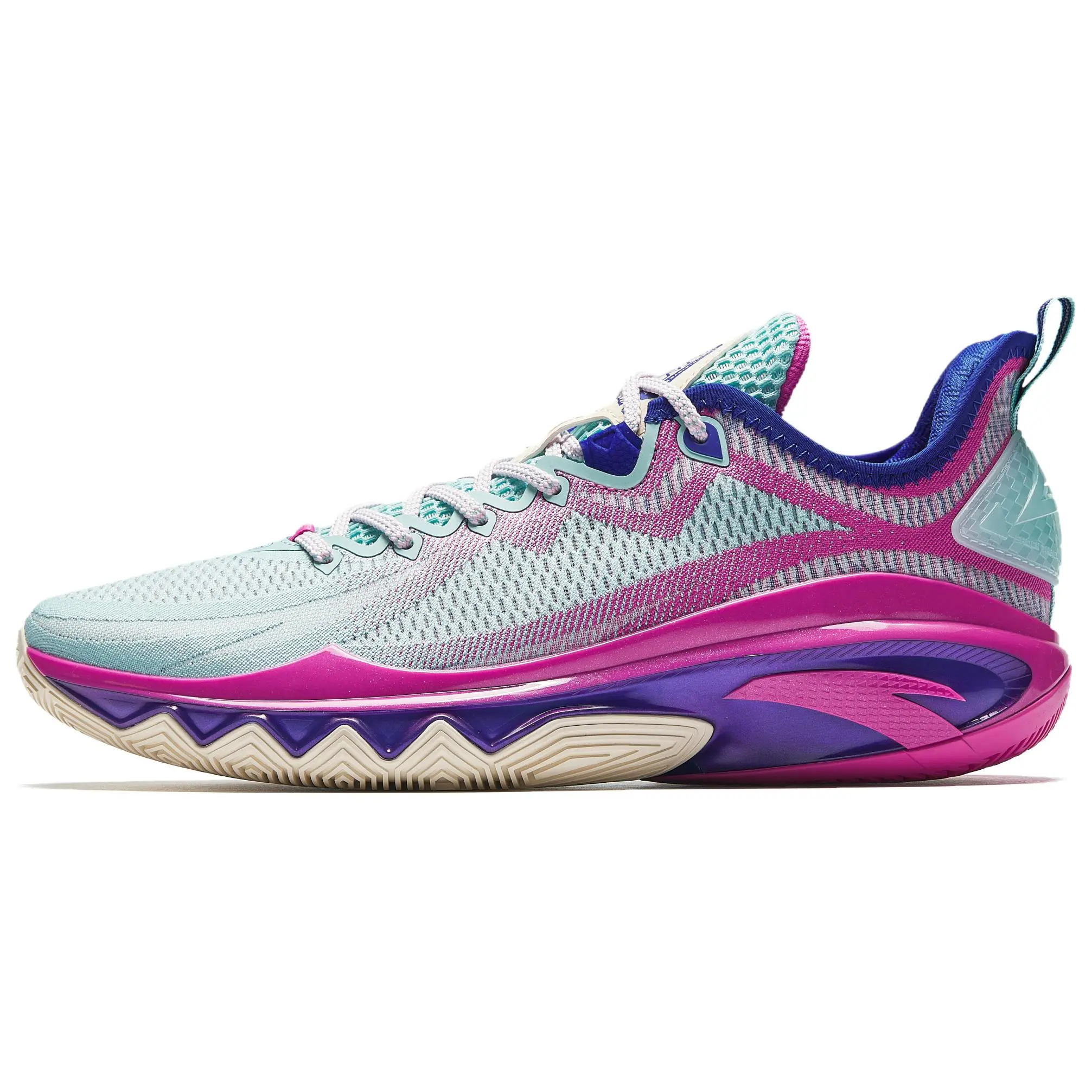 Anta Kuang Ao 2 Men's Low Top Basketball Shoes - Nitrogen Tech, TPU Midfoot, Cushioned, Durable, Responsive, Credentialed, Global Authentication Support, Moisture-Wick, Polyester Liner, Rubber Sole